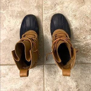 Women’s L.L. Bean Boots, 8”, Navy